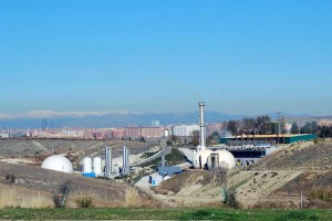 panorámica de la planta de gasificación de Valdemingómez