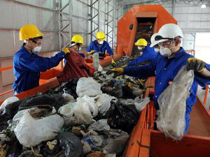 planta de tratamiento y compostaje de residuos de Rosario