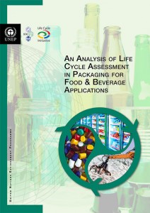 UNEP recomienda el análisis del ciclo de vida como la mejor herramienta para determinar el impacto ambiental de los envases alimentarios