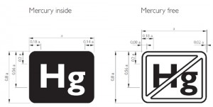 nuevas etiquetas identifican la presencia de mercurio en pantallas