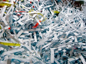 las trituradoras de papel impiden su reciclaje