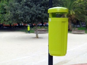 Nuevas papeleras ecológicas en Valencia