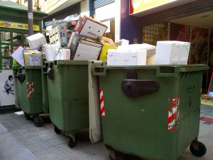 Los hogares españoles generaron 22,4 millones de toneladas de residuos urbanos en 2012