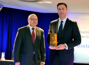 Ignacio Crespo, director general de Biotran Gestión de Residuos, premio al empresario del año en Castilla y León