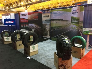 Insaturbo llevó sus neumáticos reciclados a la principal feria del sector en EE.UU.