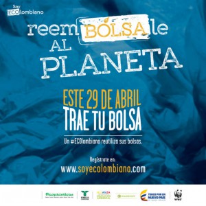 Campaña contra bolsas plastico colombia