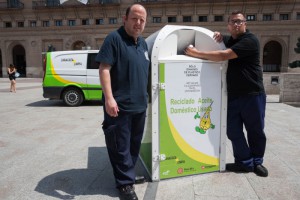 Contenedores aceite usado de Zaragoza