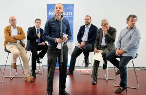 Carles Salesa, director del Consorcio de Residuos del Maresme y Chairman de RECUWATT, en la presentación del congreso