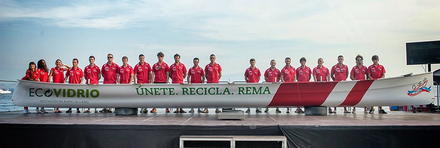 Ecovidrio asocia su patrocinio al Club de Remo de Santander con el compromiso de sus ciudadanos con el reciclaje