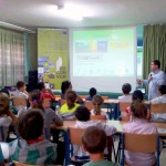 Medio millar de escolares malagueños aprenden sobre reciclaje