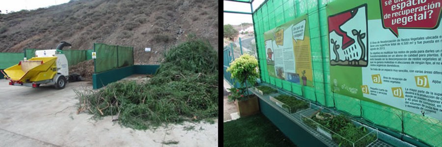 Las Palmas de Gran Canaria reutilizará sus residuos vegetales en el mantenimiento de zonas verdes