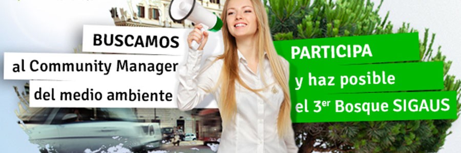 SIGAUS busca al community manager del medio ambiente