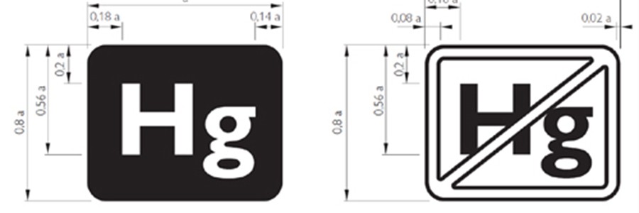 Dos nuevos logotipos identificarán las pantallas que contienen mercurio para facilitar su reciclado