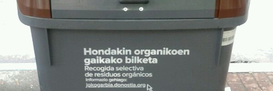 Los grandes productores de Donostia se suman a la recogida selectiva de residuos orgánicos