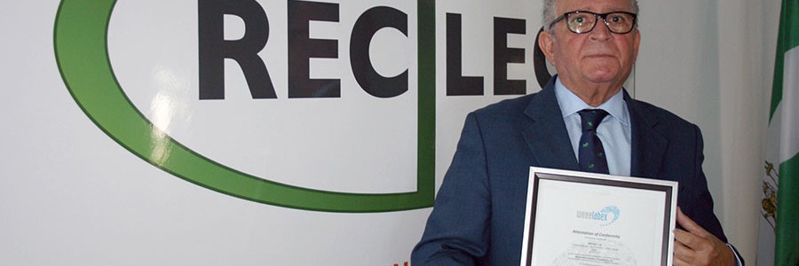 RECILEC, segunda empresa europea en recibir el certificado WEEE-Labex por la gestión de residuos electrónicos