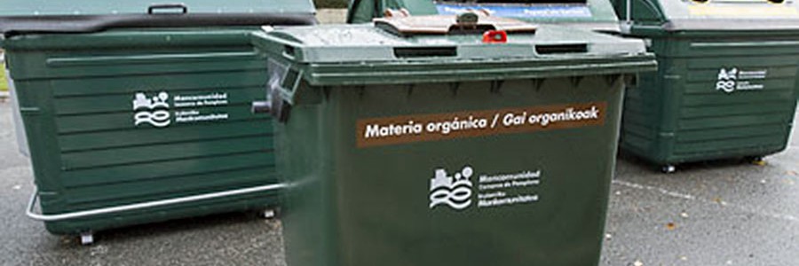 Otros dos barrios de Pamplona cuentan ya con el quinto contenedor para materia orgánica