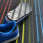 Una empresa guipuzcoana convierte neumáticos usados en suelas de zapatos