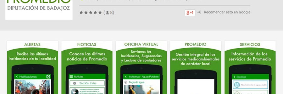 Una app para enviar incidencias en los servicios de residuos y agua en la provincia de Badajoz