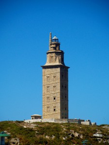 La Torre de Hércules, símbolo de la ciudad de A Coruña que se apagará durante la Hora del Planeta
