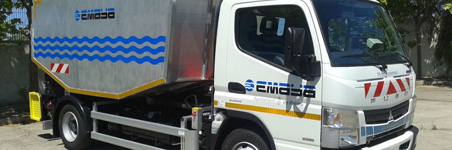 Camiones eléctricos para la recogida de residuos en Palma