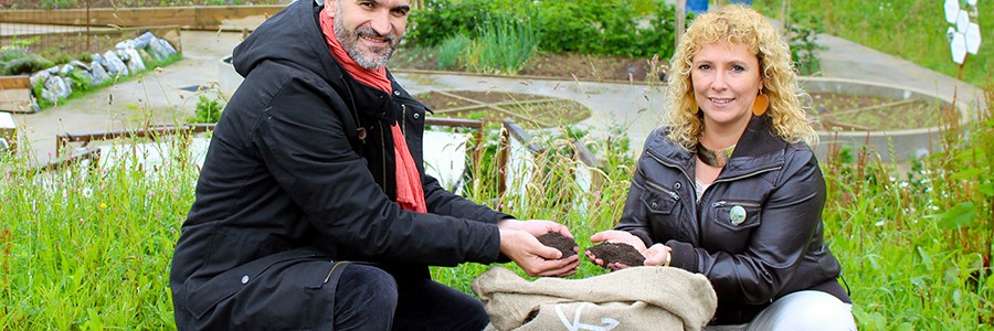 Compost de residuos para fertilizar cultivos ecológicos en Gipuzkoa