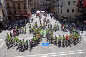Arranca el proyecto LIFE+ RESPIRA, que evaluará la calidad del aire que inhalan los ciclistas en Pamplona