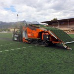 Los campos de césped artificial también se reciclan