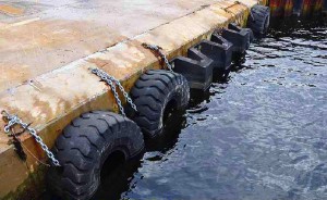 Reutilización de neumáticos de camión en el Puerto de Bilbao