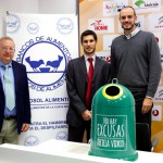 Vidrio reciclado a cambio de alimentos