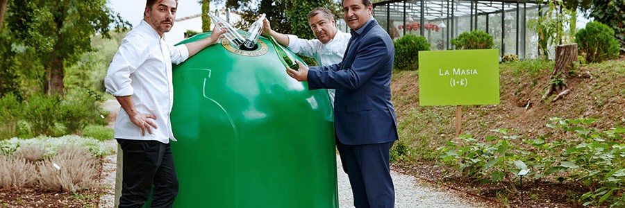 Los hermanos Roca y Ecovidrio ponen en marcha La Gran Cadena del reciclado