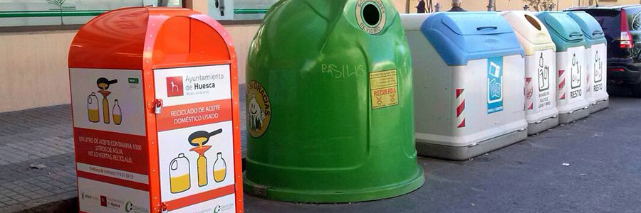 Huesca estrena la recogida selectiva de aceite usado