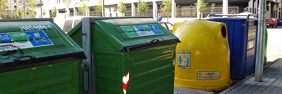 Recurrido el concurso para la renovación del parque de contenedores de residuos de Gijón