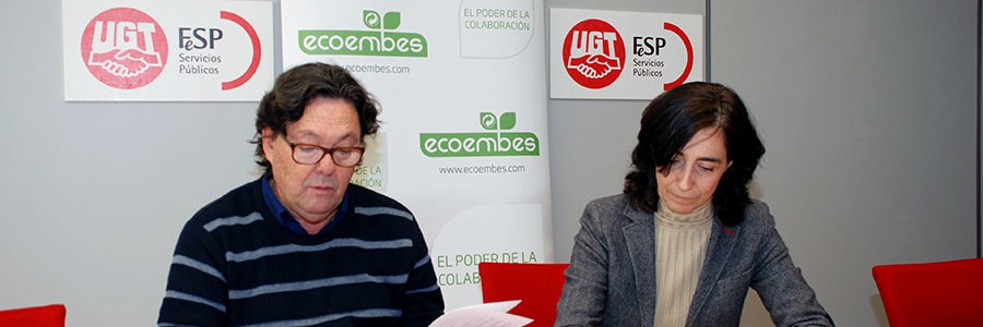 Ecoembes y FeSP-UGT promoverán el reciclaje en el sector público