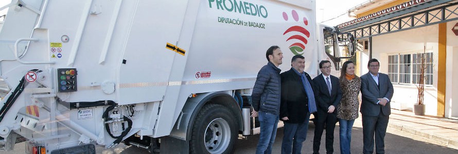 Diputación de Badajoz invierte 400.000 euros en camiones y contenedores para mejorar la recogida de residuos urbanos