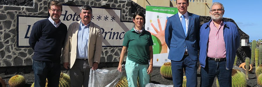 Un hotel de La Palma separa sus residuos orgánicos para hacer compost