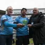 Un trofeo de vidrio reciclado en la final de la Copa del Rey de Rugby