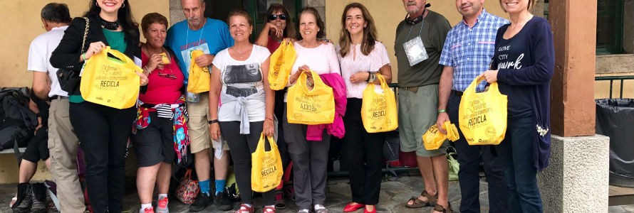 Xunta de Galicia y Ecoembes amplían la campaña de reciclaje de envases en el Camino de Santiago