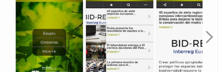 Ihobe lanza una aplicación móvil para acercar la información ambiental a la sociedad