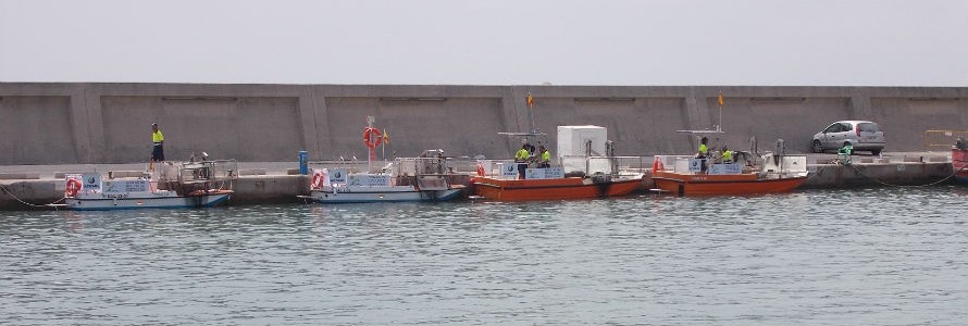 Limpieza del litoral marítimo de la Costa del Sol de Málaga