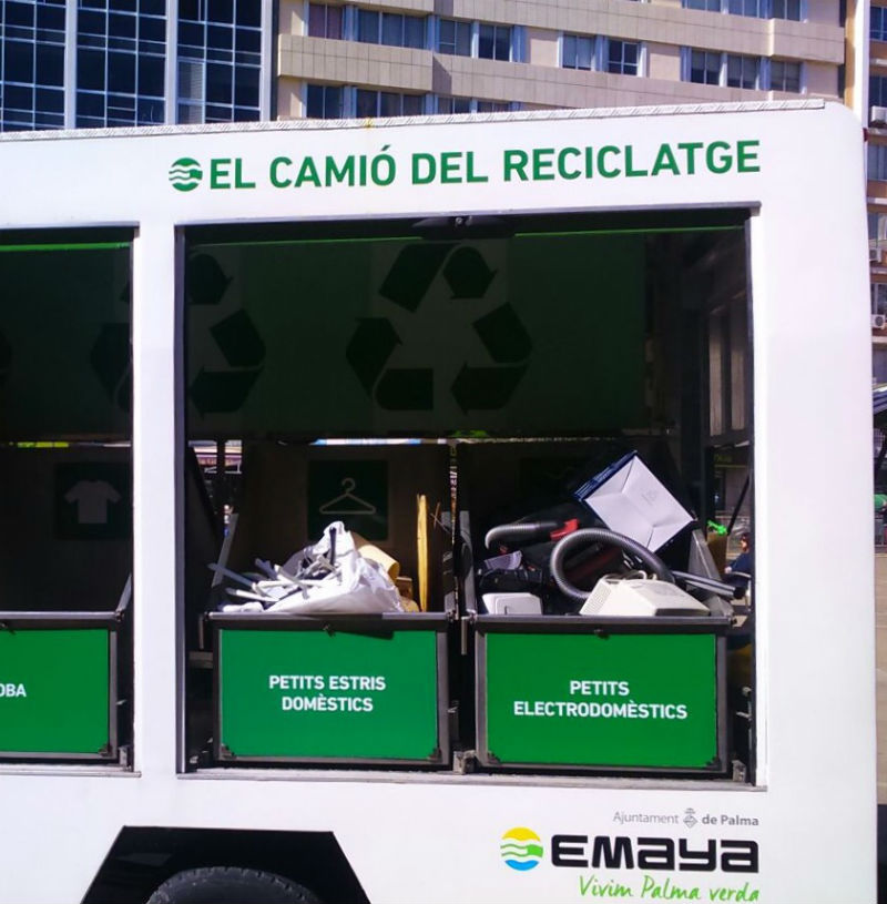 Camión del reciclaje