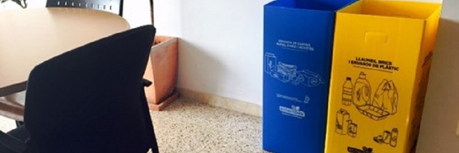 El reciclaje llega a las dependencias municipales de Palma