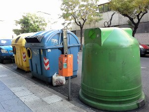 Contenedores de residuos en León