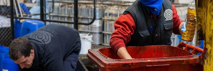 Zaragoza recupera 172.000 litros de aceite doméstico usado