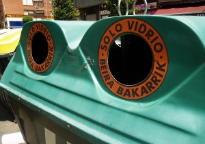 Euskadi sigue aumentando la tasa de reciclaje de vidrio