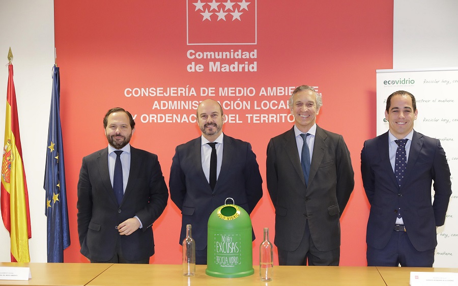 Presentación de los datos de reciclado de vidrio en 2017 en la Comunidad de Madrid