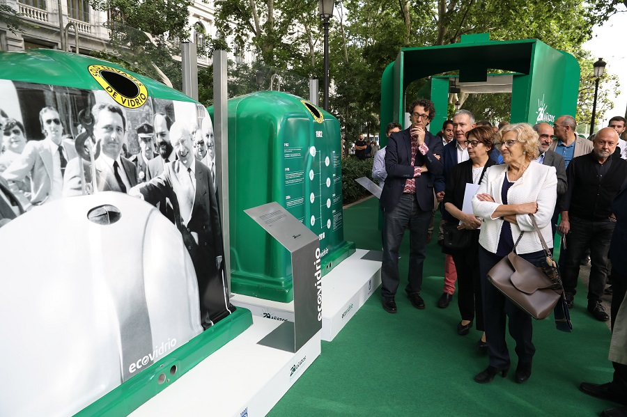Exposición en Madrid sobre los 20 años de reciclaje de vidrio