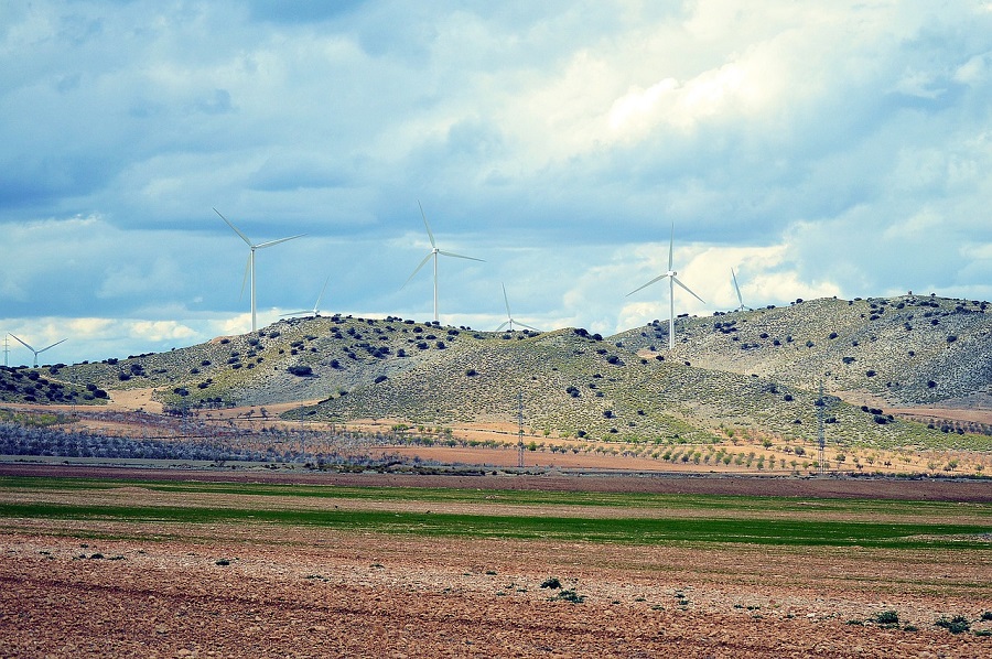 Aerogeneradores en Andalucía