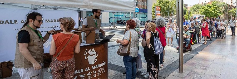 1.500 hogares de Zaragoza se suman a la recogida selectiva de materia orgánica