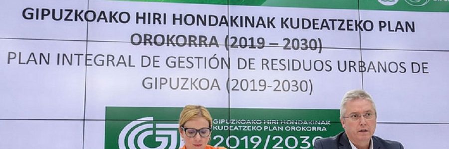 Abierto a exposición pública el nuevo Plan de residuos de Gipuzkoa