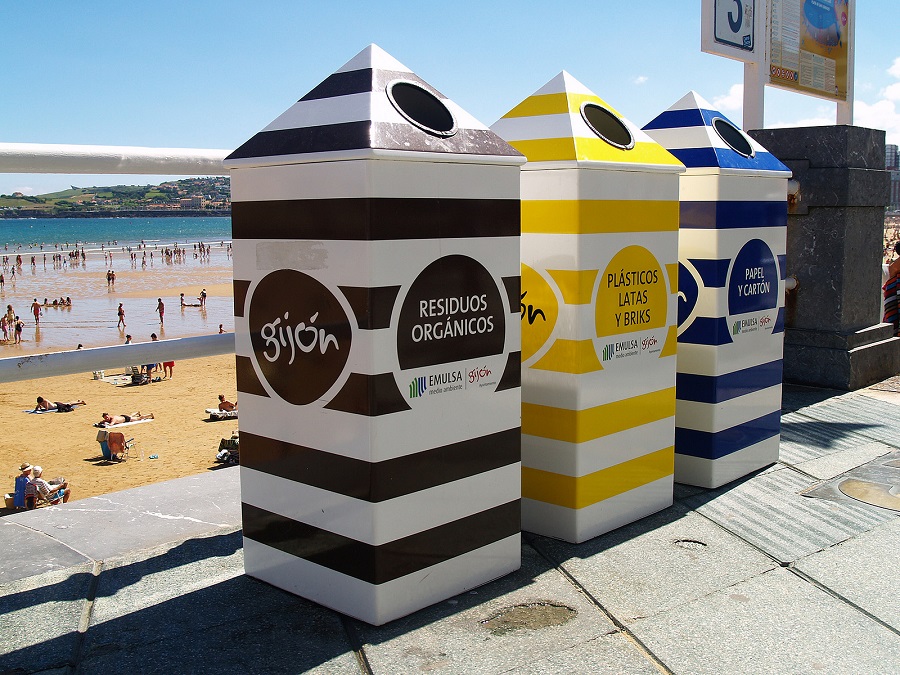 Mejora el reciclaje en Gijón